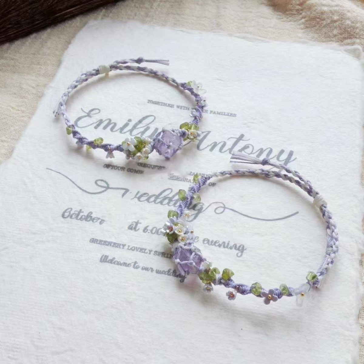 Wisteria Exorcism Handmade Bracelet