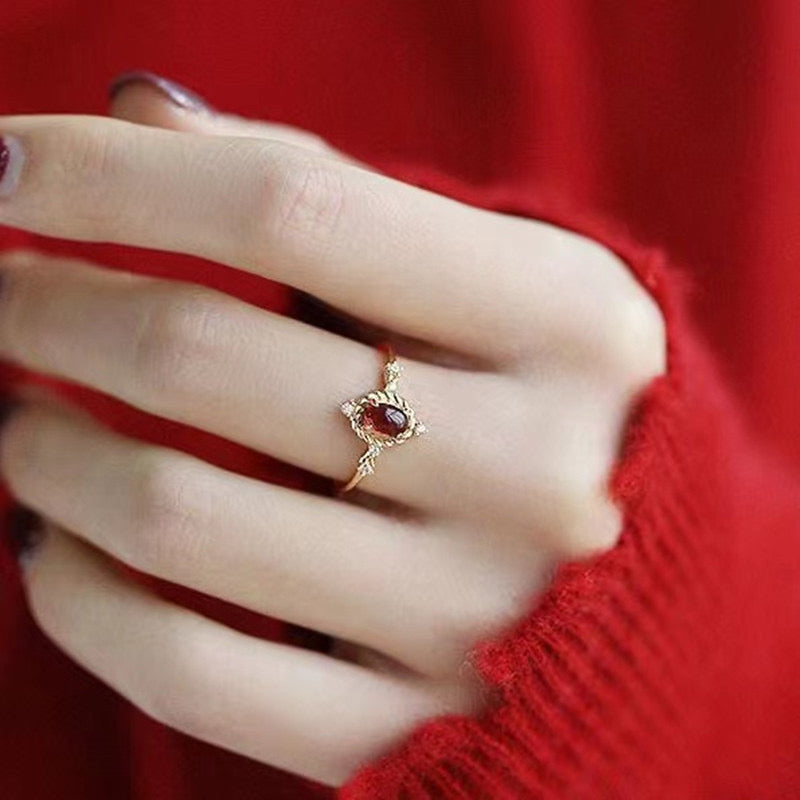 Pomegranate Vintage Ring